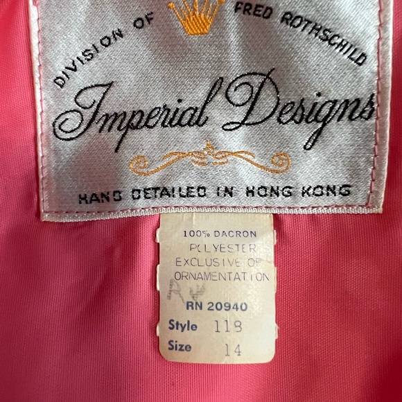 Vintage beaded/rhinestone party dress - Picture 3 of 8